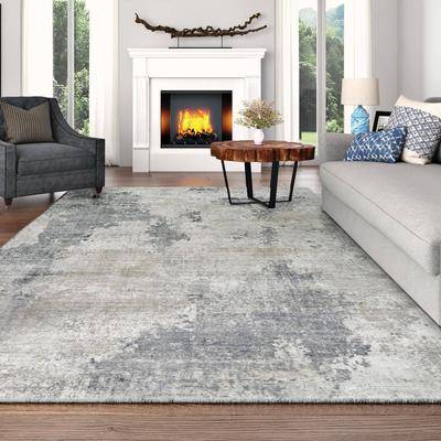 Dream Decor Rugs Gabriel Reverie Ivory Area Rug Gray