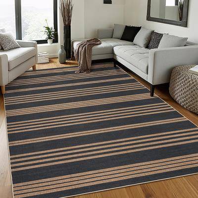 Garvee Modern Geometric Stripes Area Rug