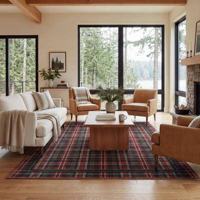 Washable rugs Eddie Bauer Printed Washable Rugs Multicolor