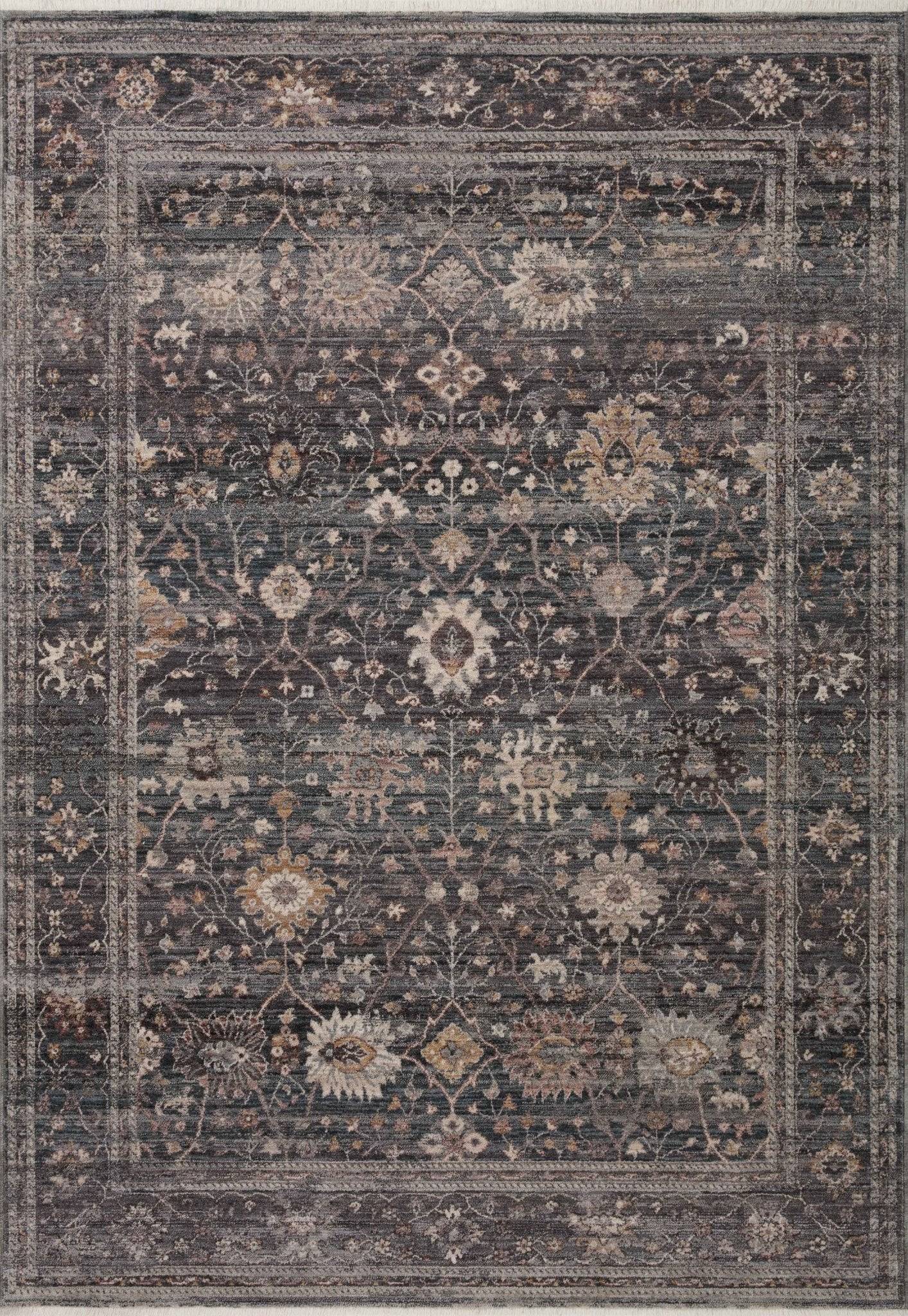 Loloi Accent Rug 4' x 5' 7" Ink Blue, Multicolor