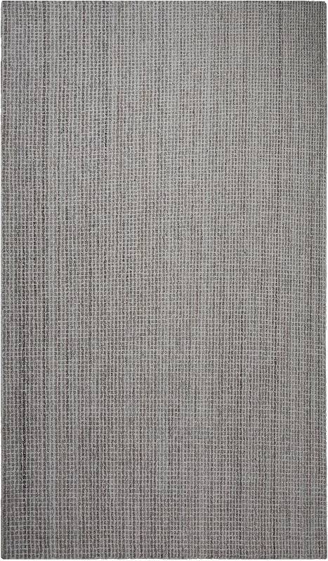 Alora Decor Weston Rectangle Hand-Tufted Solid Wool Rug Natural, Brown
