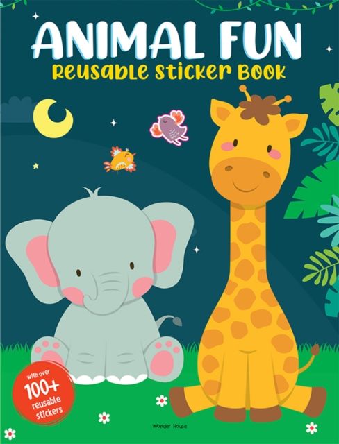 Animal Fun Reusable Sticker Book