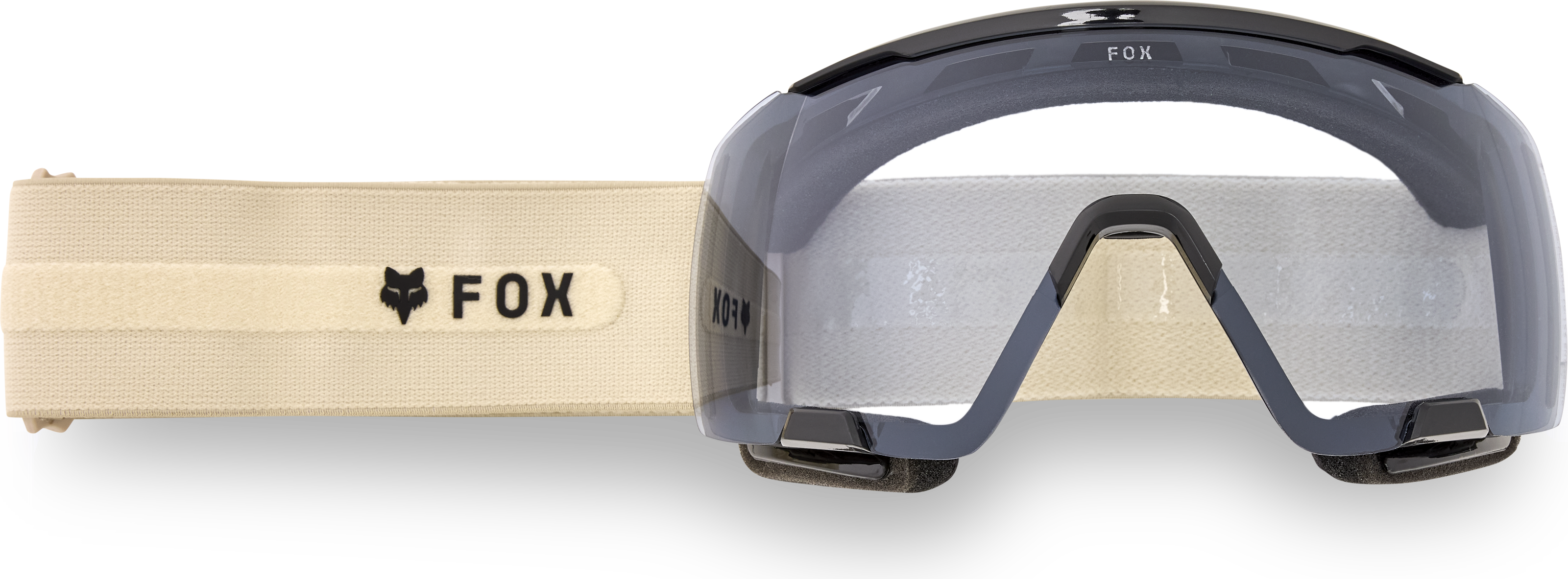 Fox Racing Purevue Clear Lens Goggles Cream