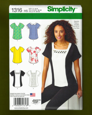 Simplicity Sewing Pattern 1316