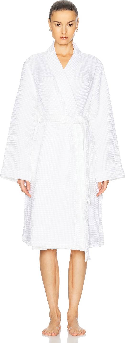 Waffle Robe - White