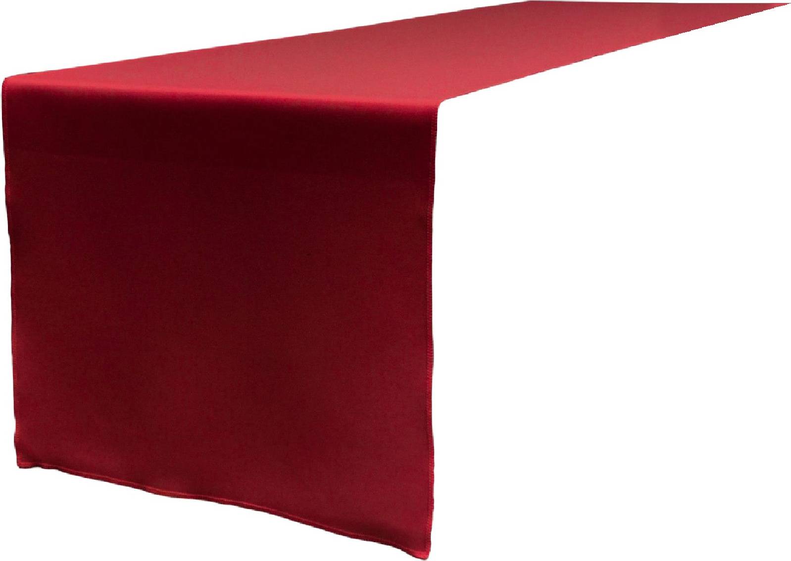SlickBlue Polyester Poplin Rectangular Table Runner 14 x 108 Inch Cloths & Tissues Red