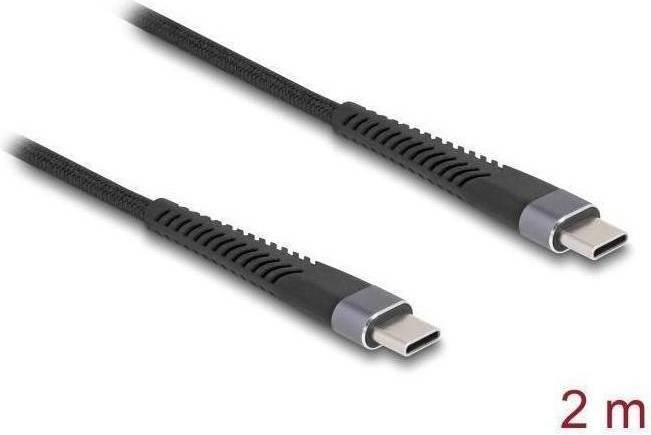 DeLock USB Type-C Kabel 2m Sort