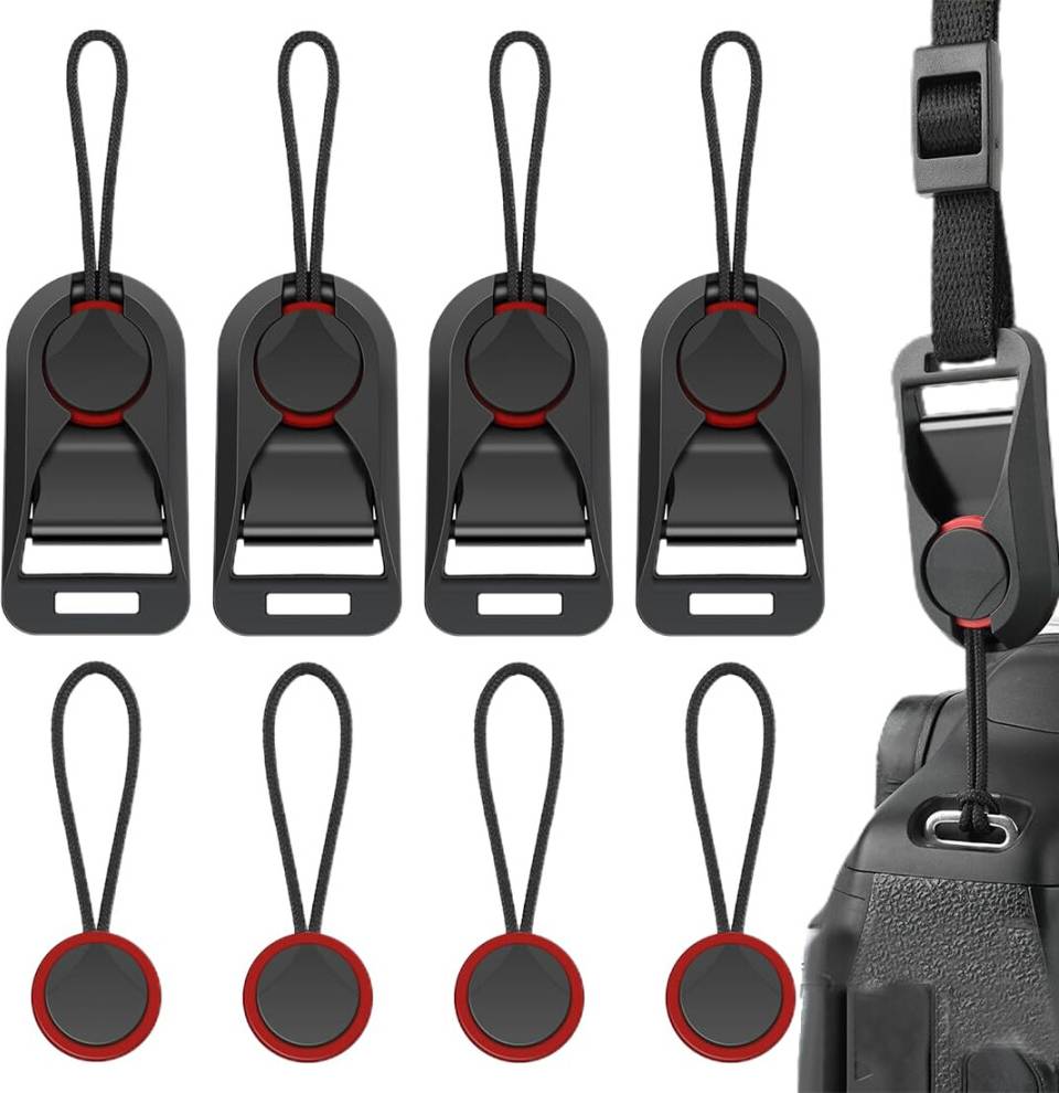 Camera Strap Quick Release Fastening System 4 Piece Set