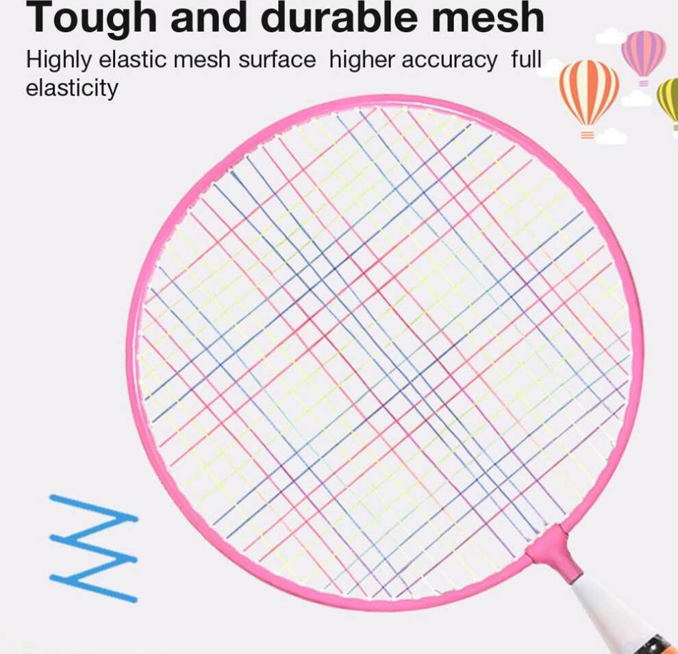 Children's Badminton Racket Set 2 Player