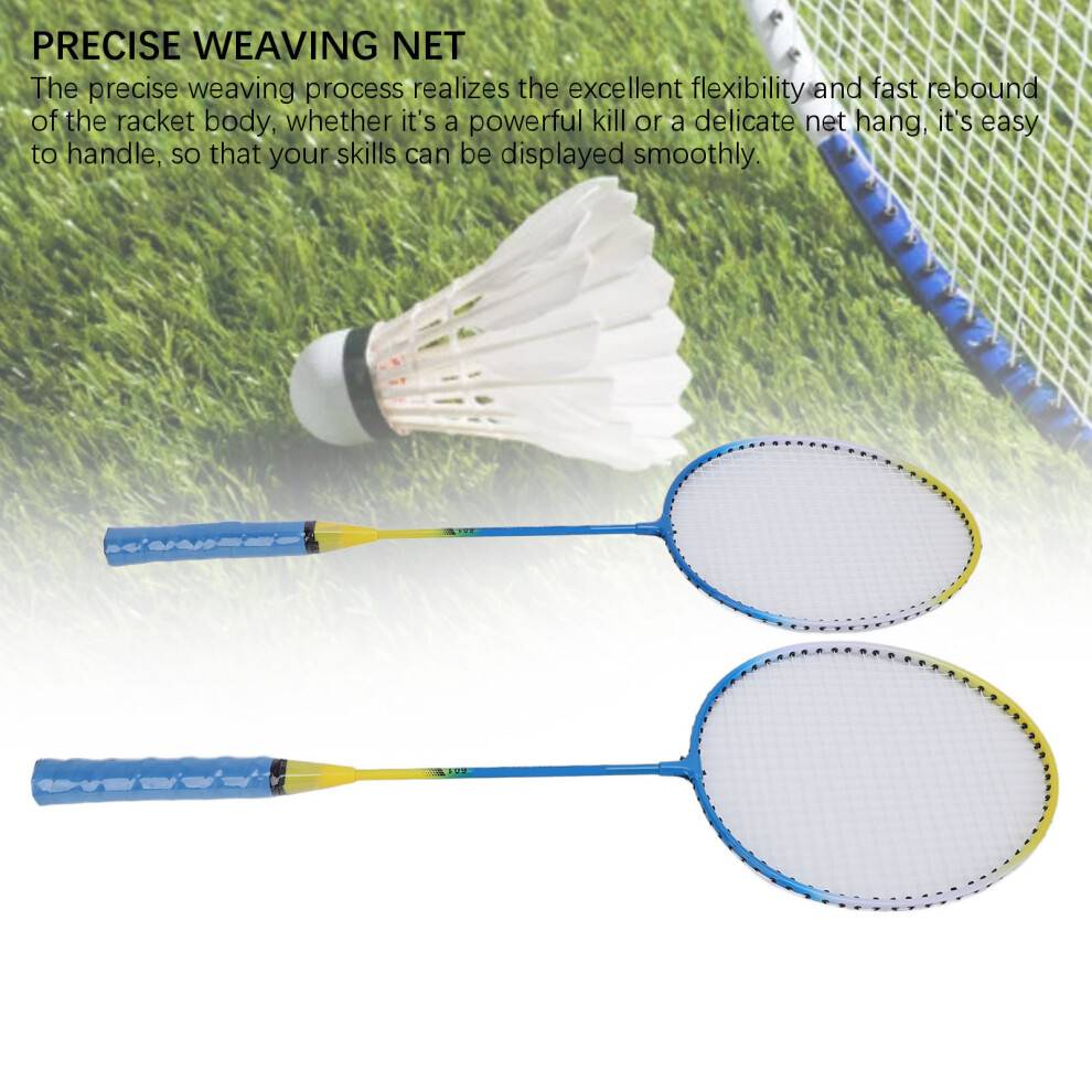 Lightweight Badminton Racket Set 2 Player