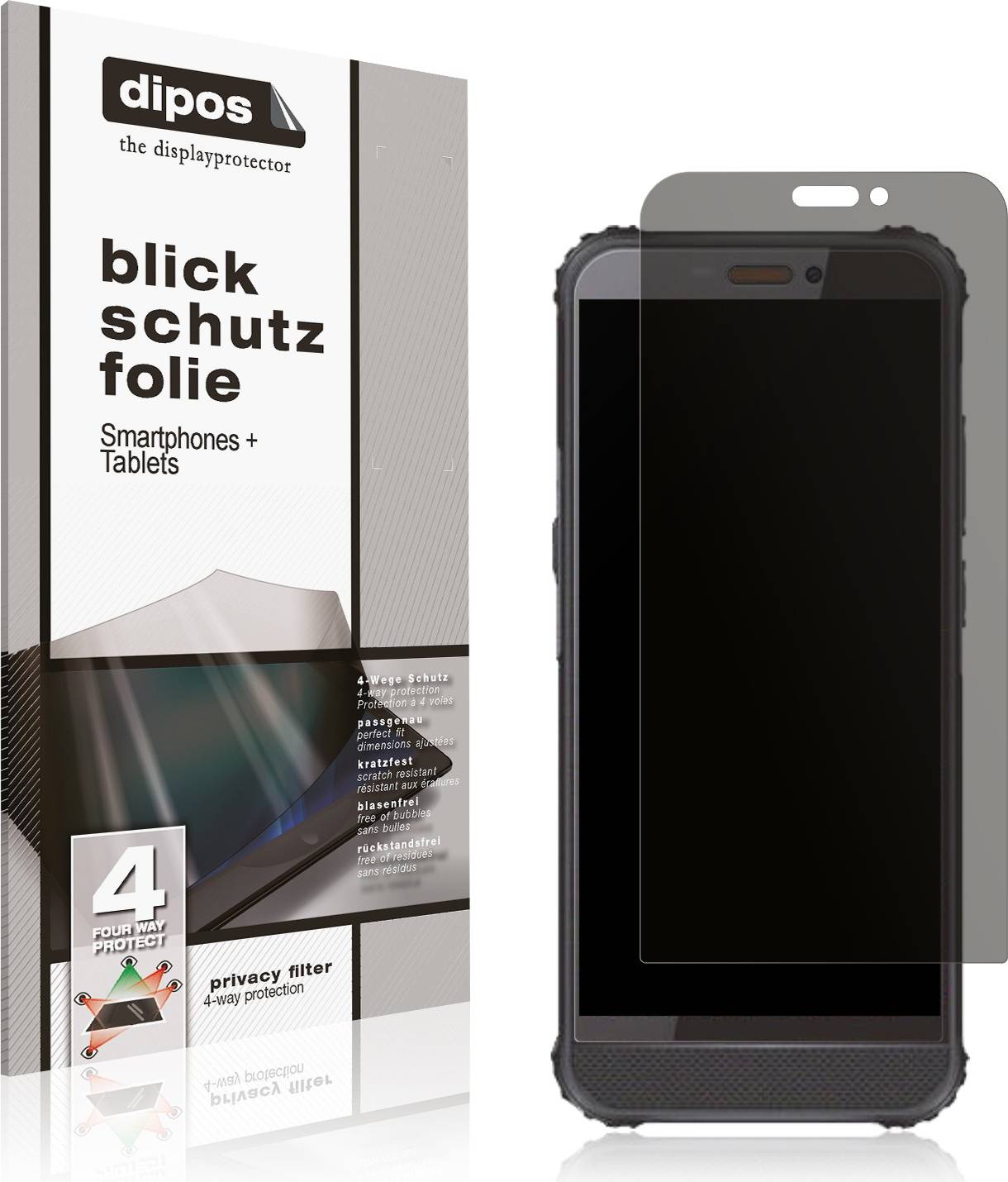 Dipos Agm H3 Privacy Filter 4-Way Screen Protector