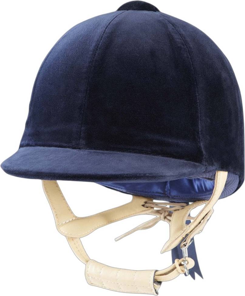 Champion CPX Showmaster Velvet Riding Hat - Navy Blue