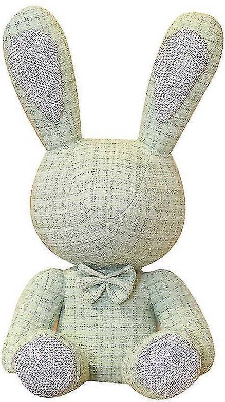 Light Green Plaid Rabbit Doll