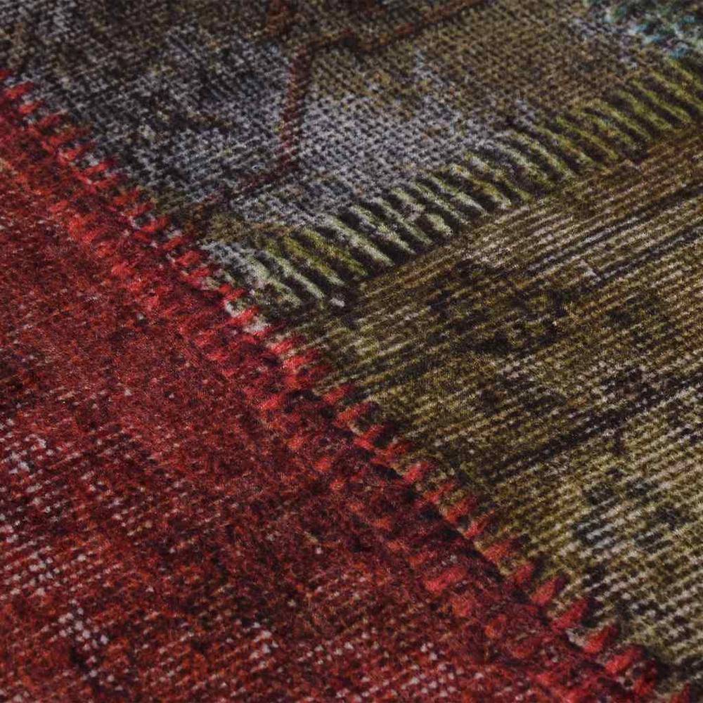 Berkfield Home Rug Washable Patchwork 120 cm Multicolour