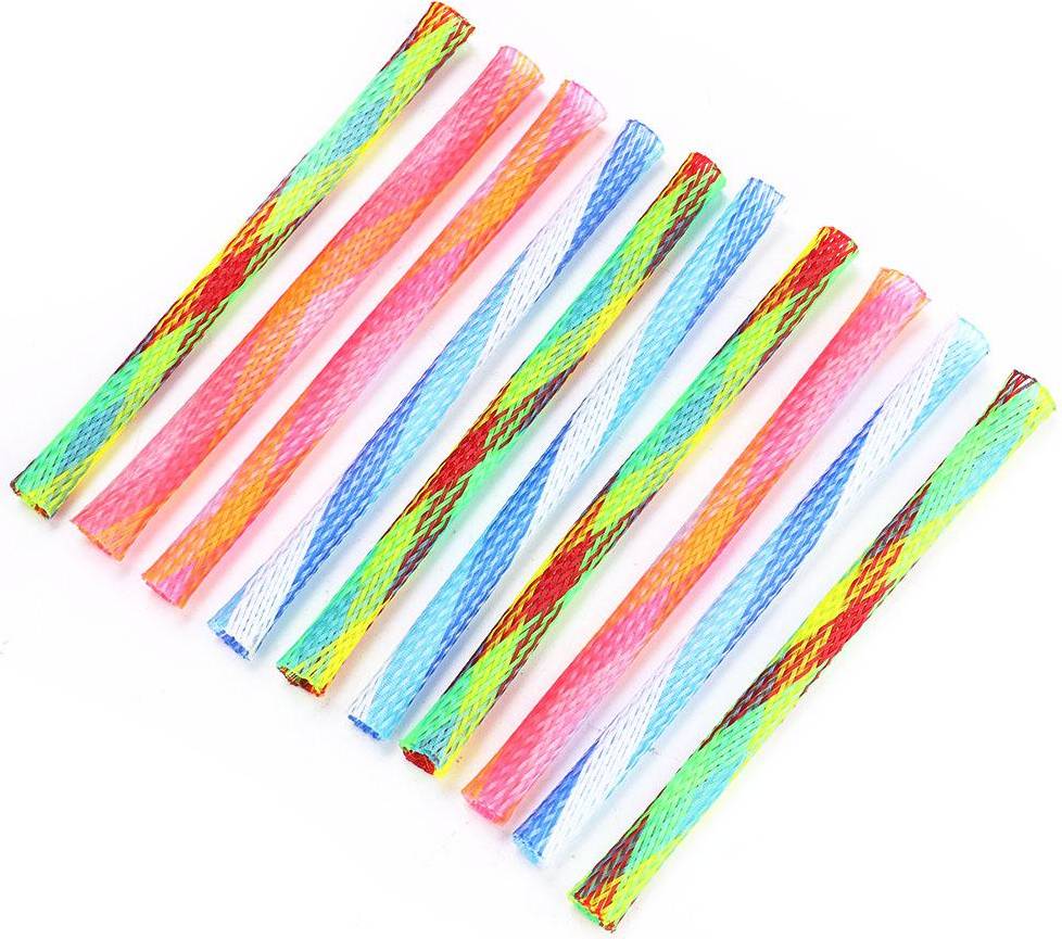 Freely Folding Spring Shape MultiColor Cat Toy