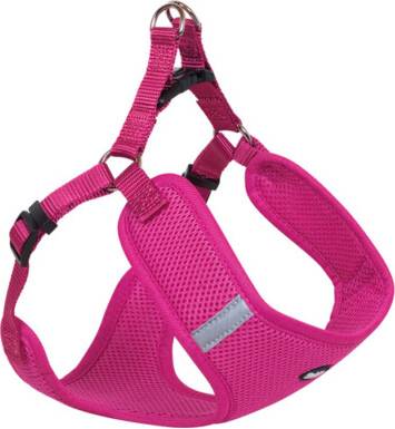 Nobby Mesh Reflective Harness Raspberry Breathable Adjustable
