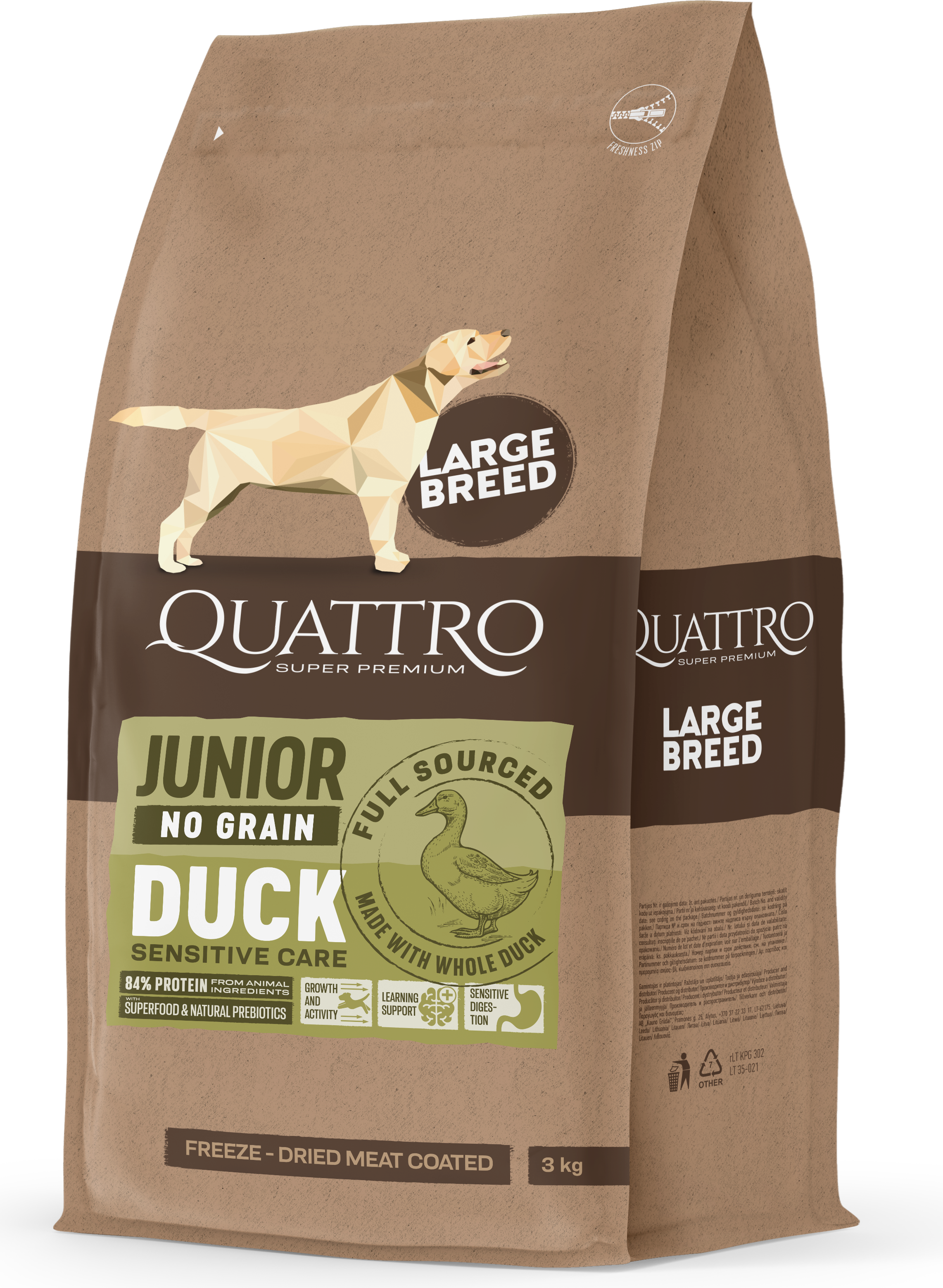 Super Premium Hundefoder Kornfri Store Racer Junior