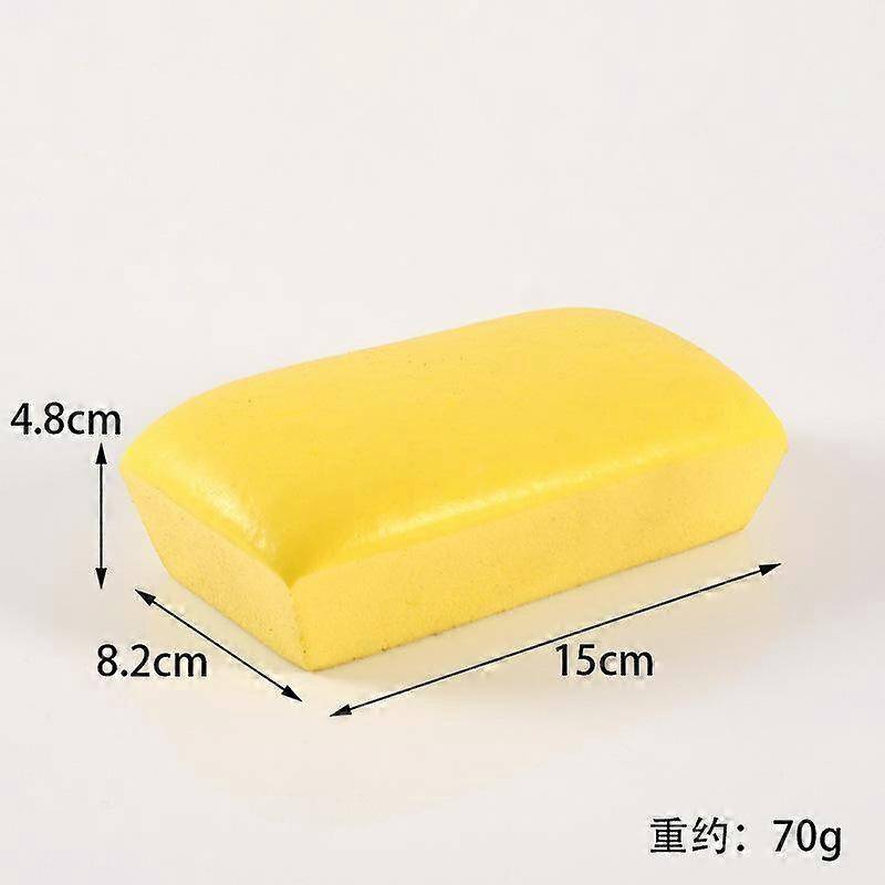Rectangular Yellow Sticky Bread Squishy