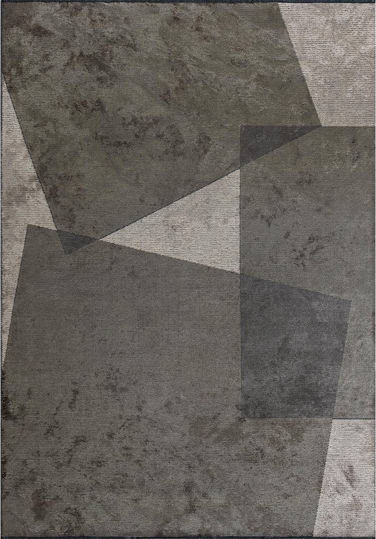 Borough Wharf Amilyn Abstract Hand Loom Area Rug Grey