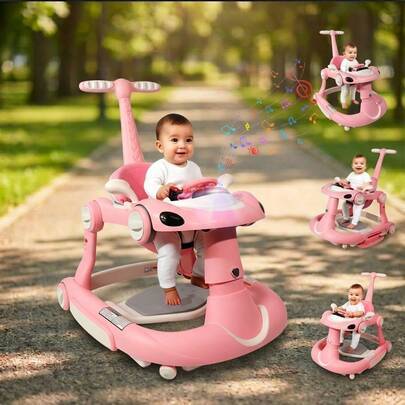 Wagons Shein 4 In 1 Baby Jump Rocking Trolley Walker