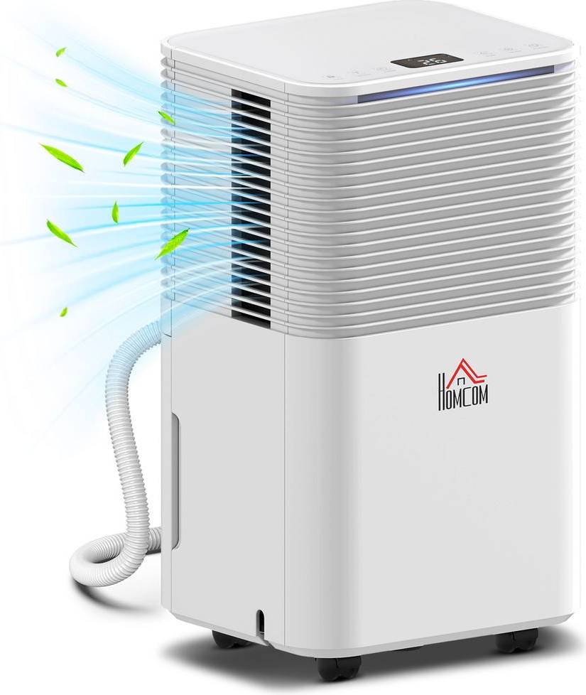 10L Day Dehumidifier 2L Tank Humidity Sensor