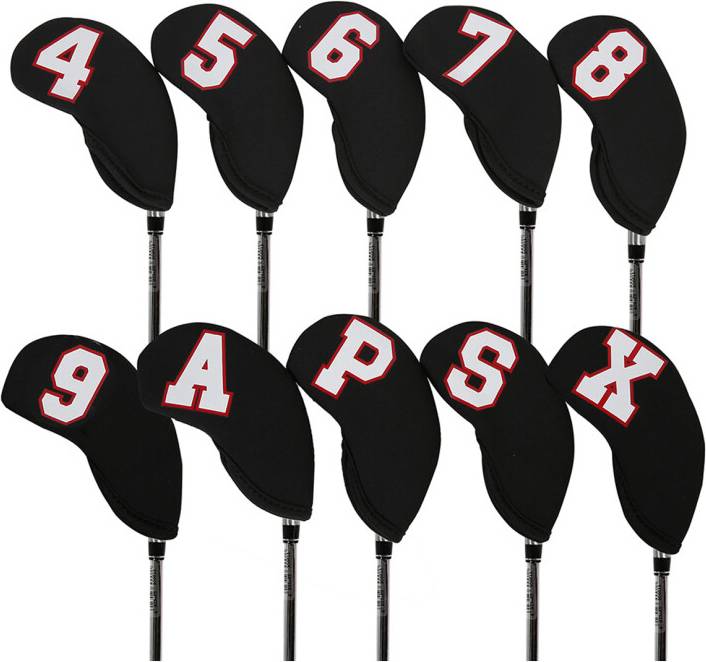 10pack Numbered Golf Club Head Protector