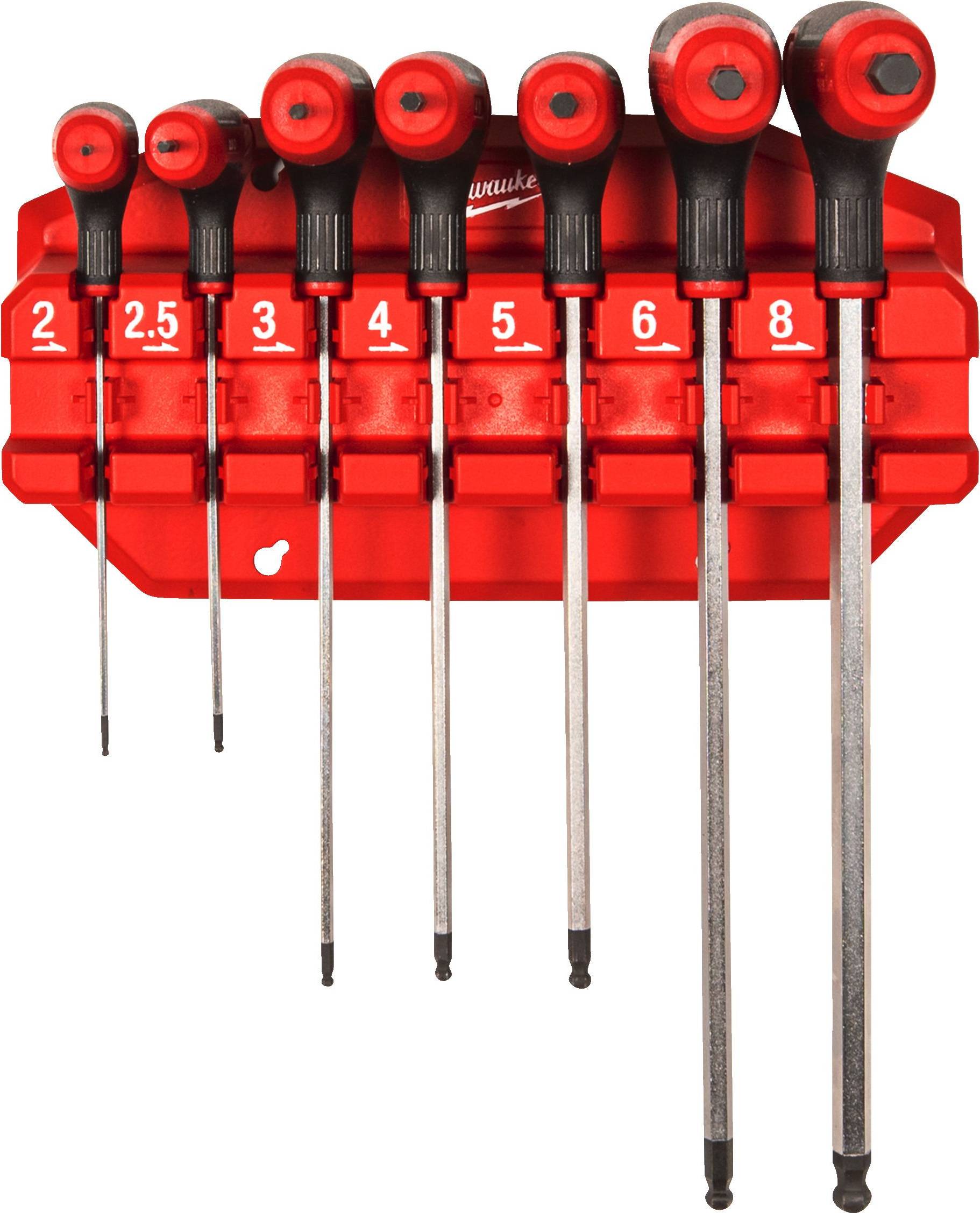 Milwaukee 7pc Hexkey Wrenches Set Rack Hex Key