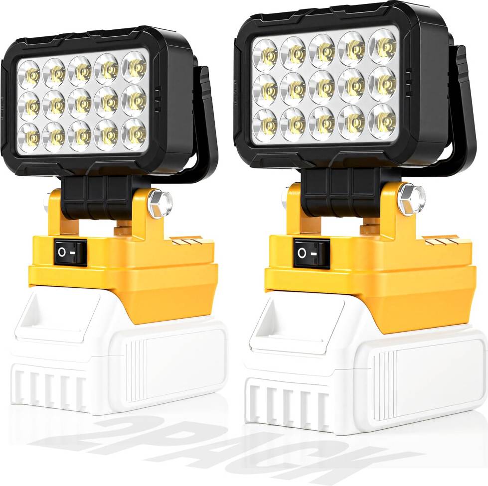 Dewalt led 2 Pack LED Work Light Compatible Dewalt 20V Max