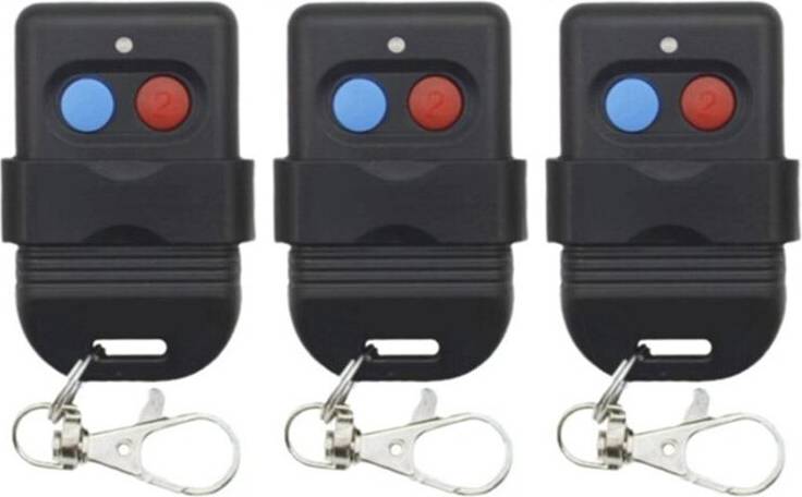 3pcs 330MHz Auto Gate Remote Controller SMC5326
