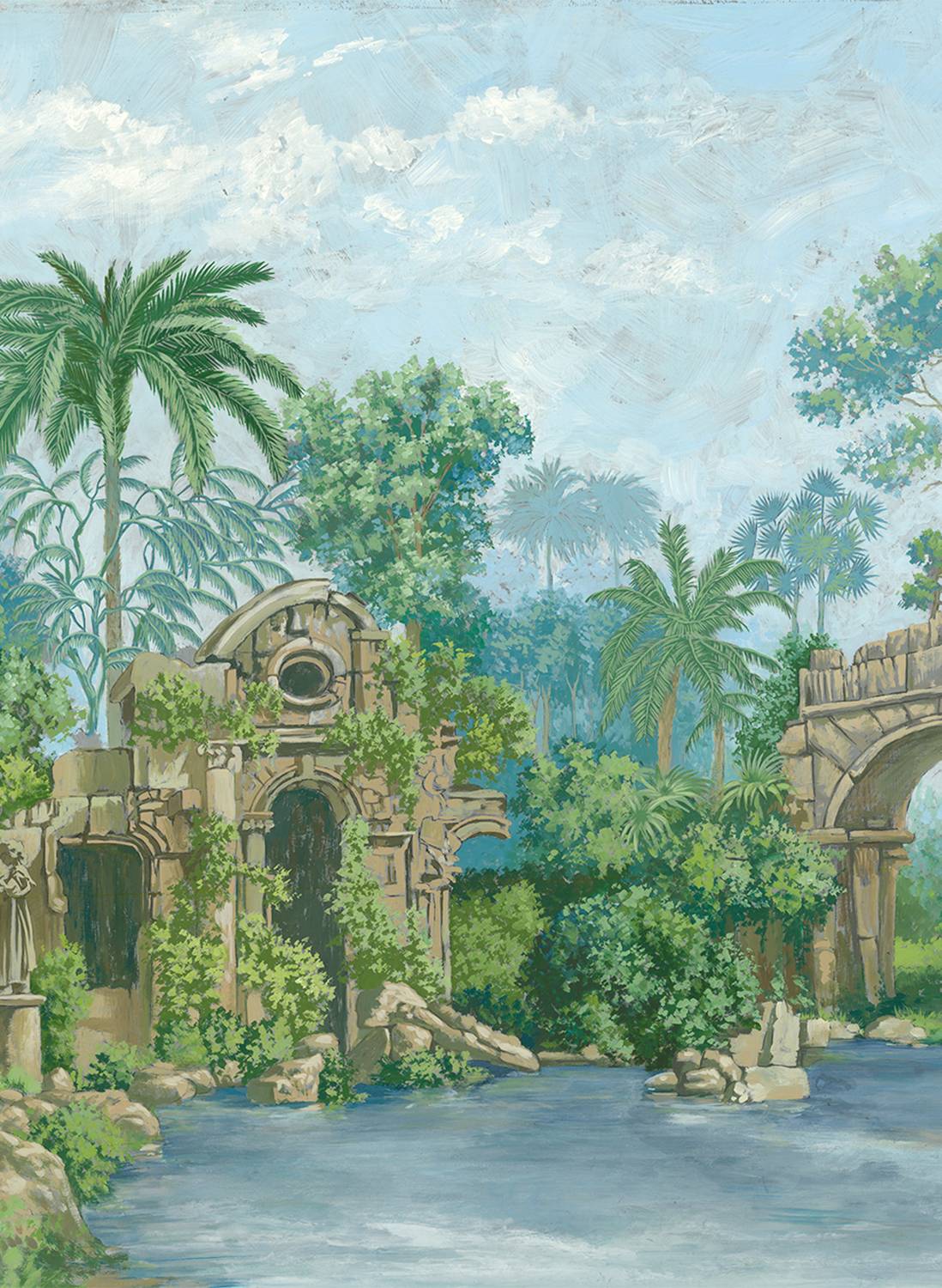 Coordonné Mural Colonial Multi