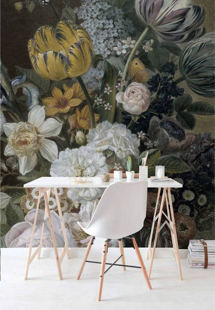 ClassicLiving Wendel Matte Mural Green