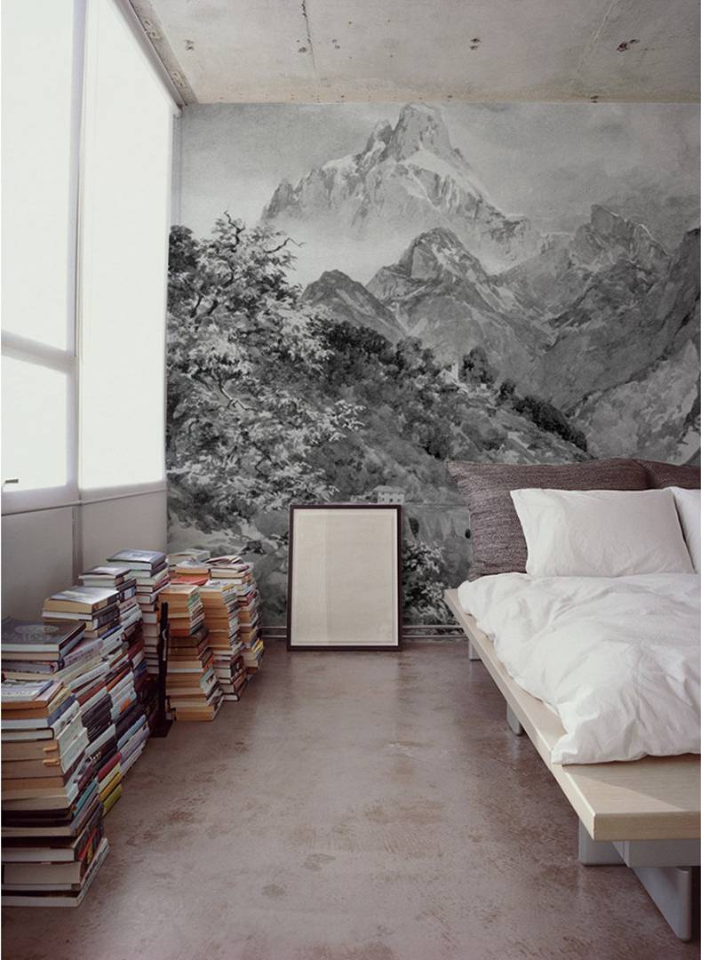 Union Rustic Breckin Matte Mural Grey
