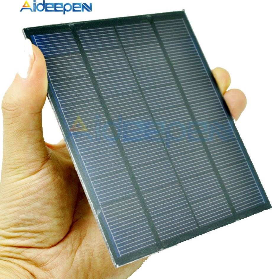 Solpanel 0.05w 0.6w 1.5w Mini Solenergi System