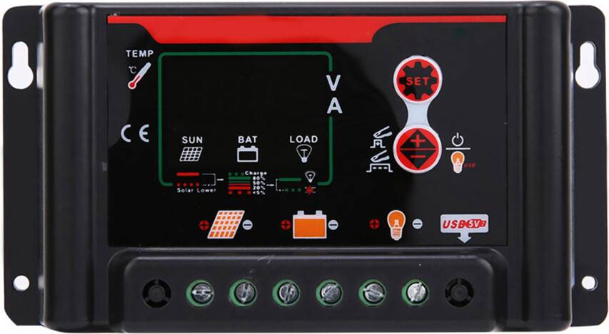 Intelligent Solar Charge Controller Adjustable Parameters