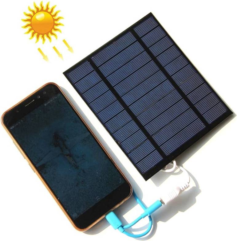5V 2.5W USB Solpanel Bärbar