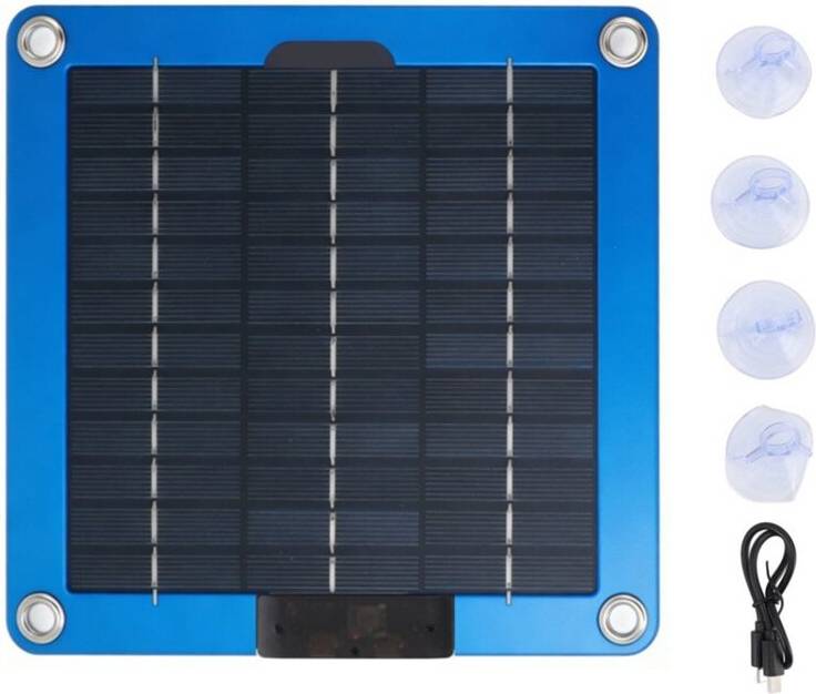 Kepptory Portable Solar Panel Dual USB Fast Charging