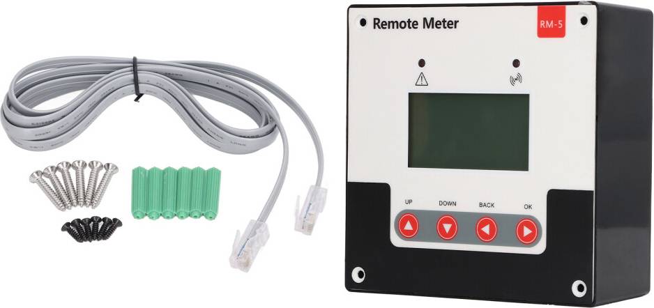 MPPT Charge Controller Clear Data Display