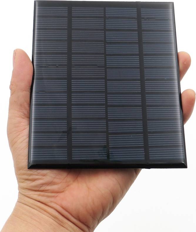Solpanel 12V Mini Solsystem 5W Solcell