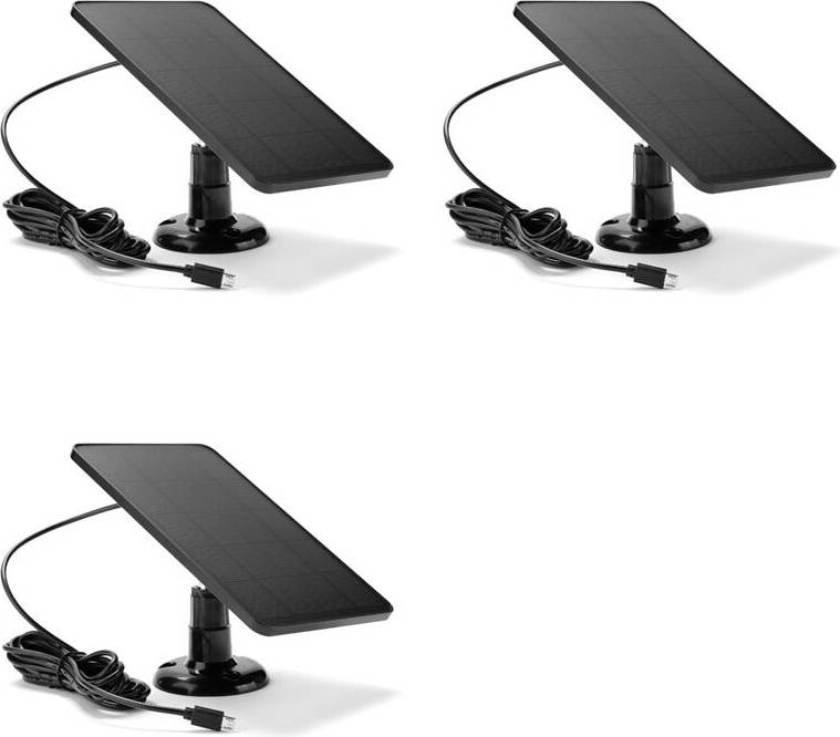 3X 4W 5V Solar Panel Security Camera