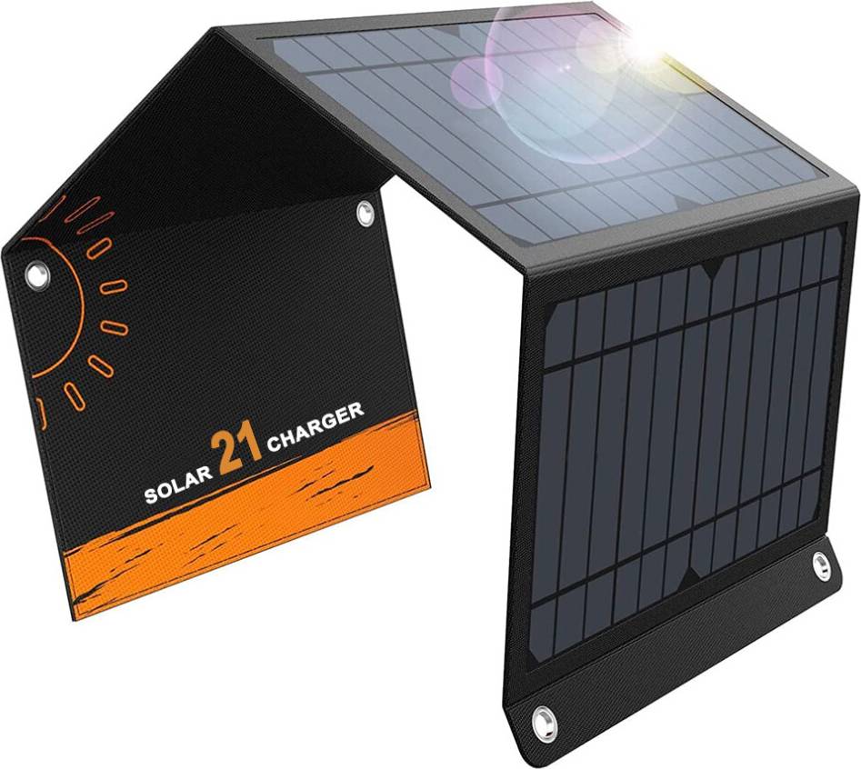 Portable Solar Charger Foldable Design
