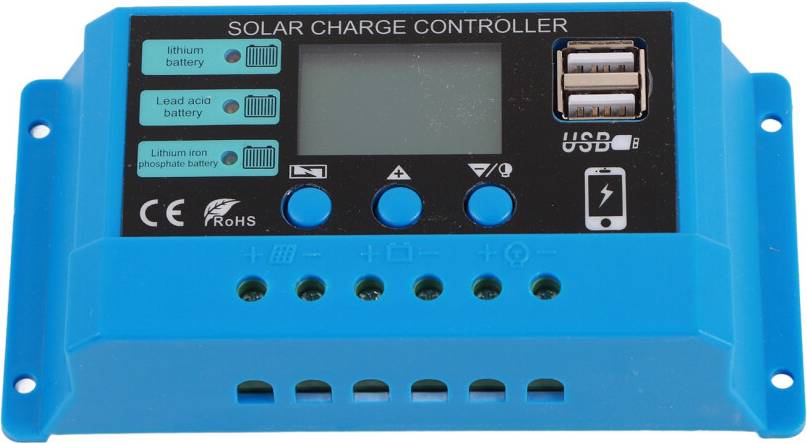 Solar Charge Controller Intuitive LCD Display Monitoring