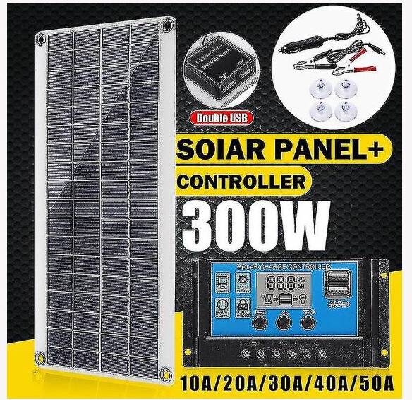 300W Monocrystalline PV Module Flexible Solar Panel Kit