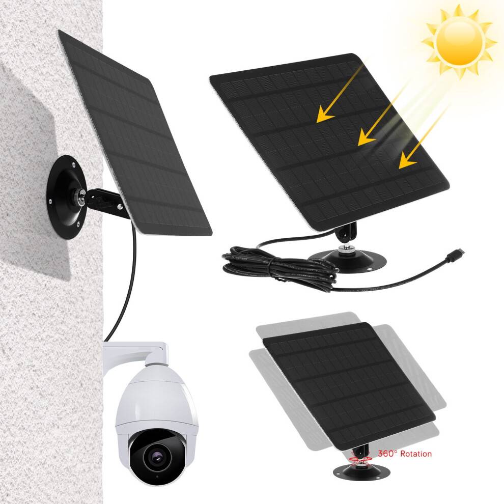 20W Solar Panel for Security Camera