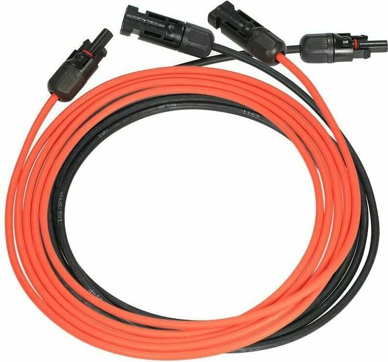 Solar Panel Extension Cable - Quick Connectors, For RV Use