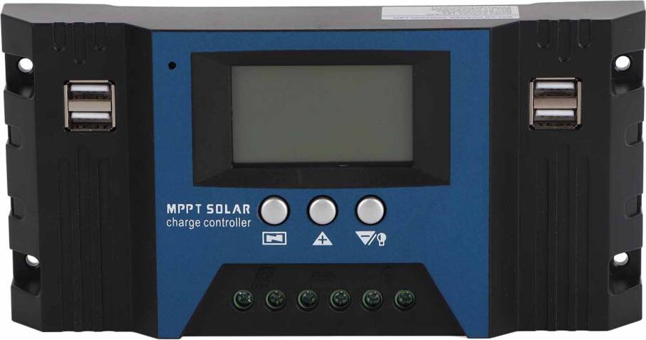 MPPT USB Udgang Solcellecontroller LCD Display