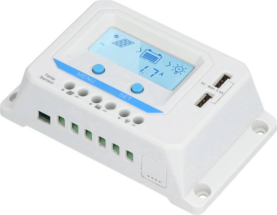 Battery Intelligent Regulator Solar Charge Controller LCD Screen PWM