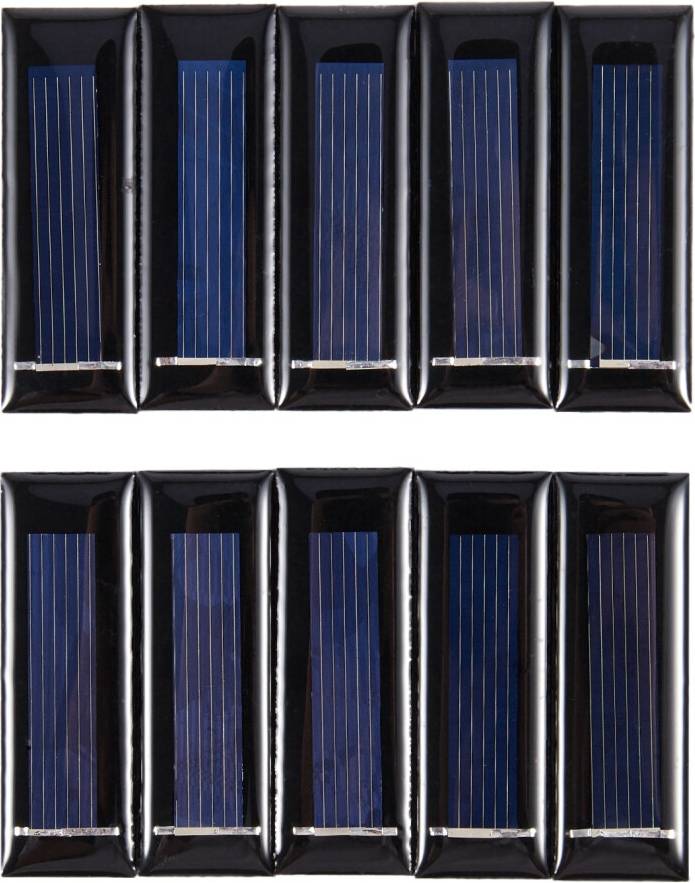 Mini Solar Panel 0.5V 100mA 10Pcs