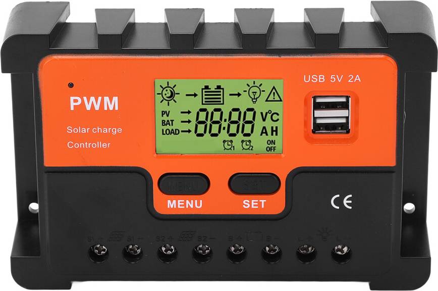 Intelligent Regulator Solar Charge Controller MPPT Dual USB