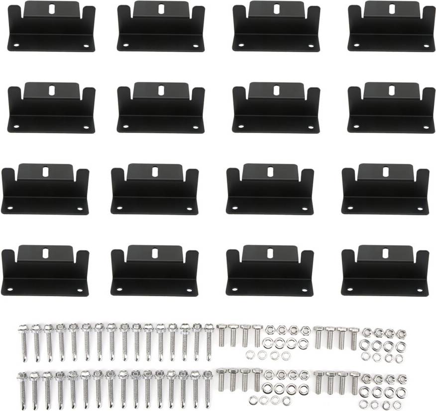Mounting Bracket Solar Panel Rust Resistant Powder Coated Stainless Steel