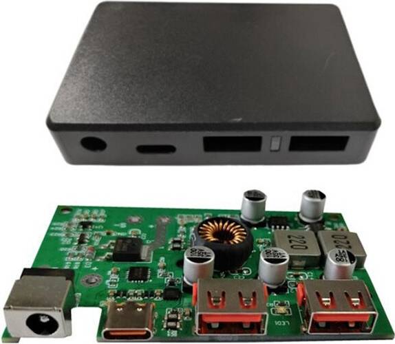 DIY Solar Controller Type-C USB-1 USB-2